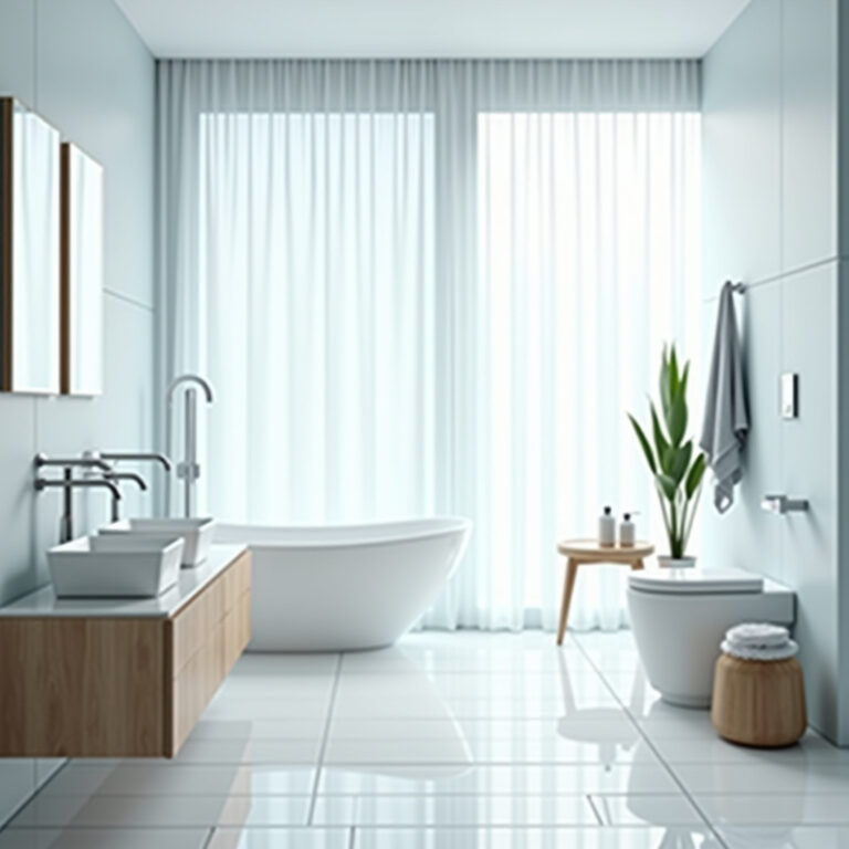 Bathroom curtains 1