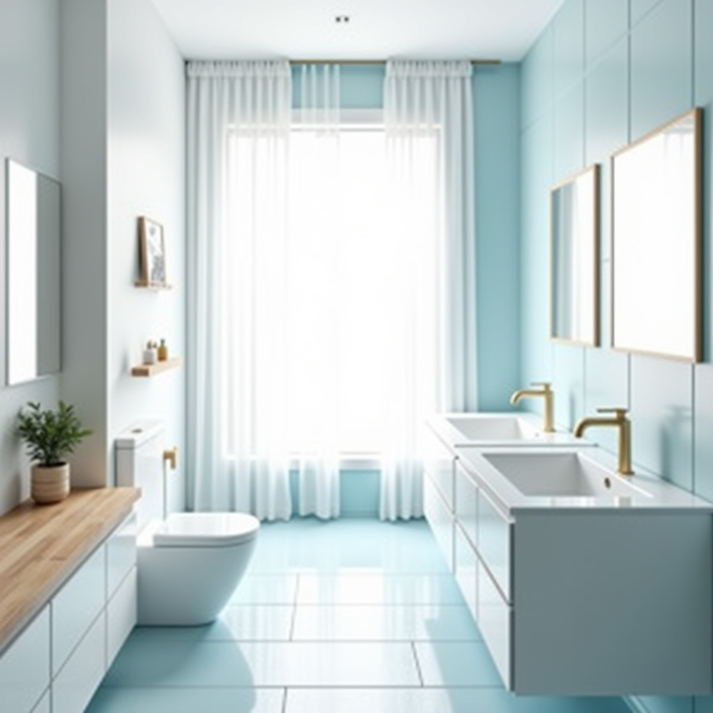 Bathroom curtains 2