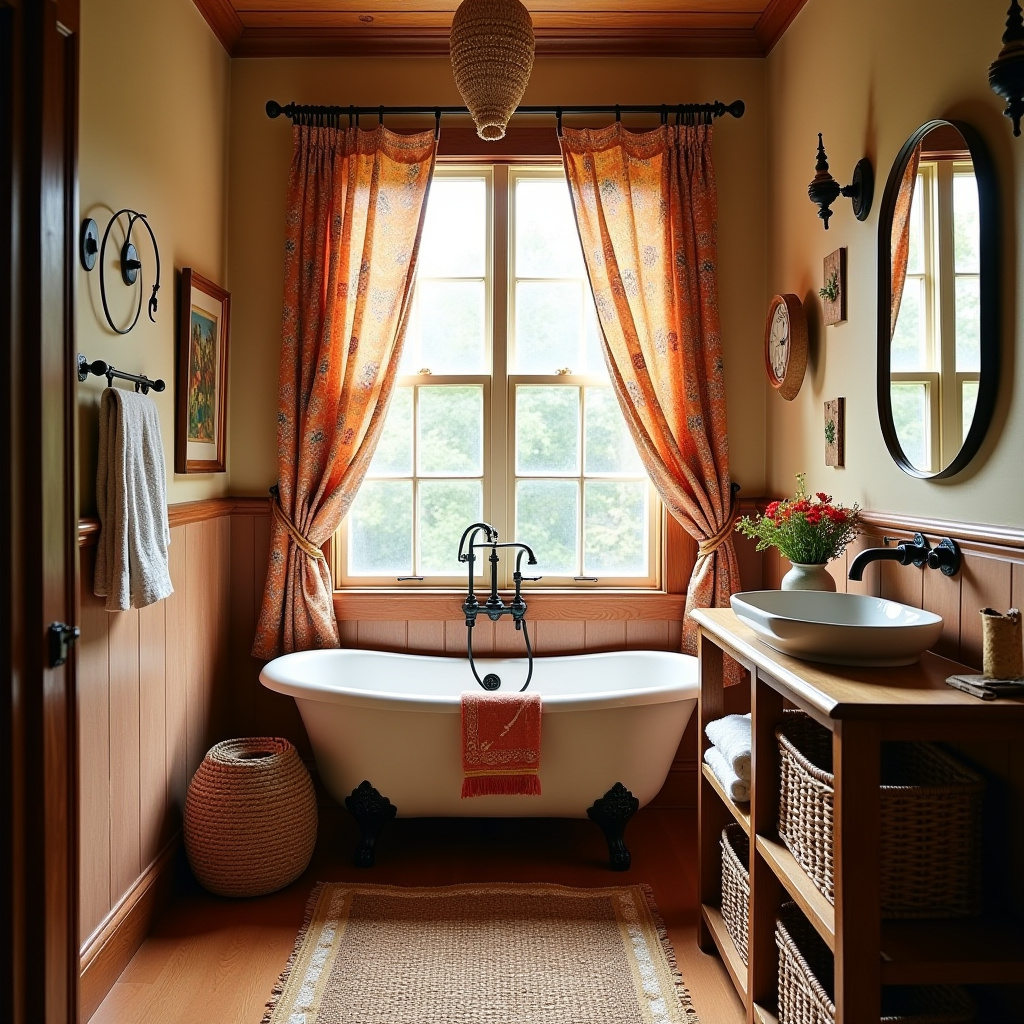 Bathroom curtains 3