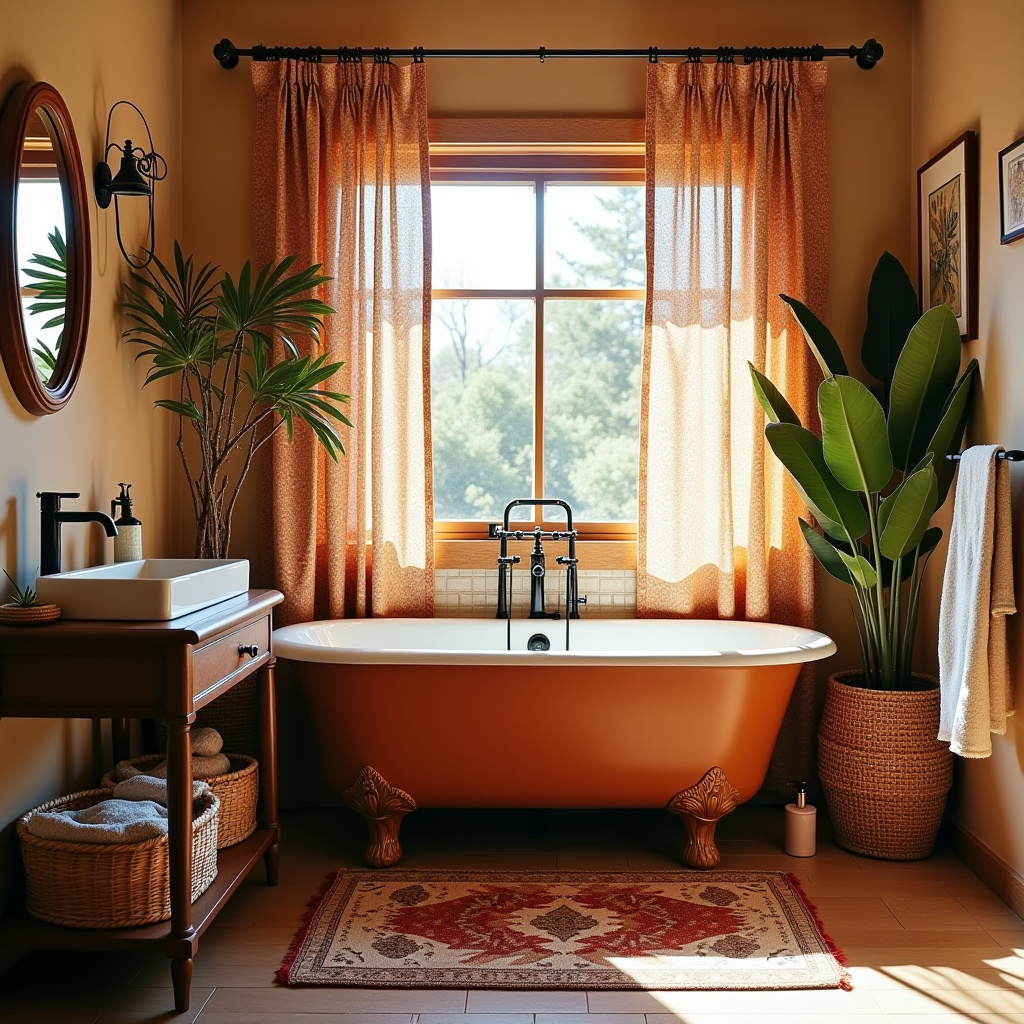 Bathroom curtains 4