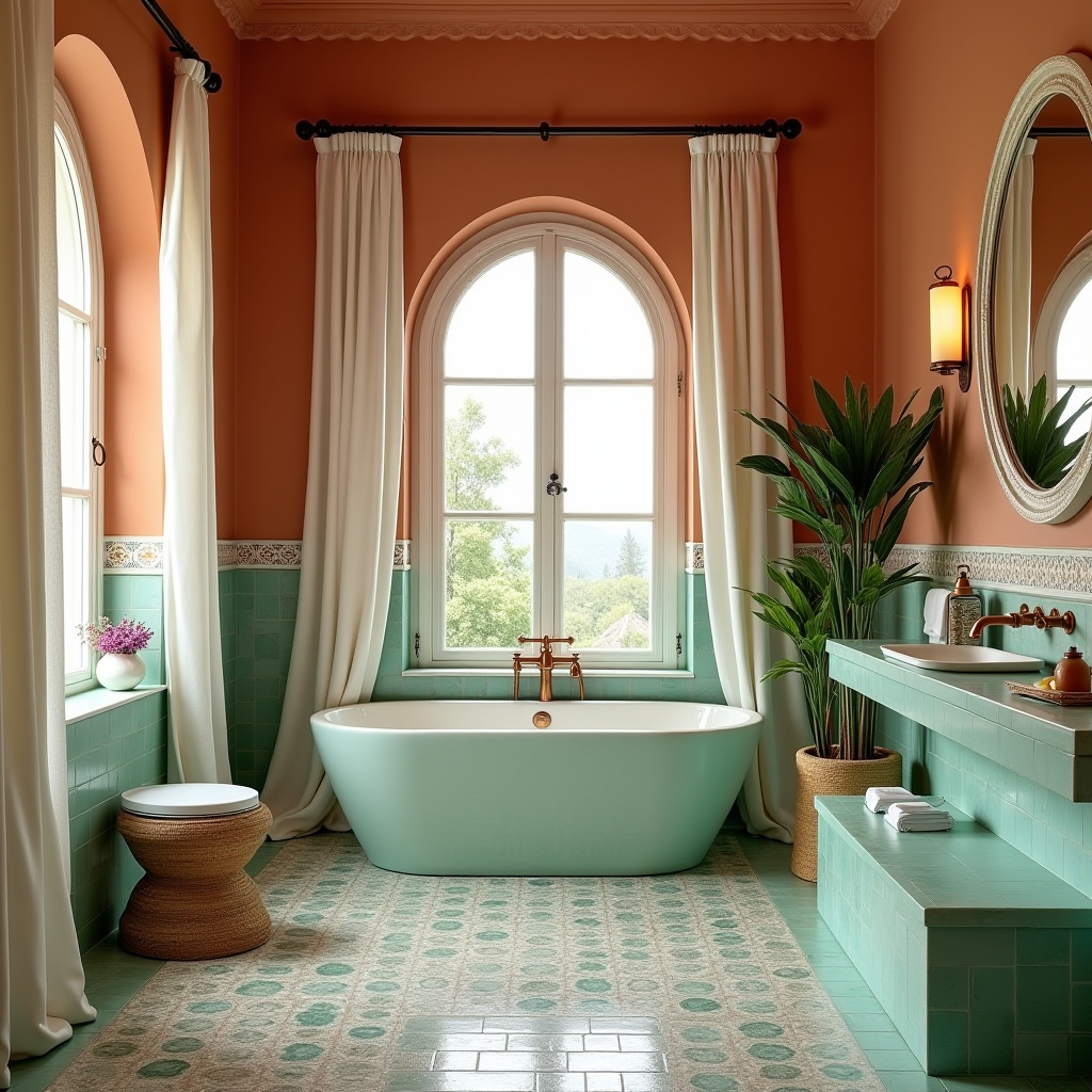 Bathroom curtains 45
