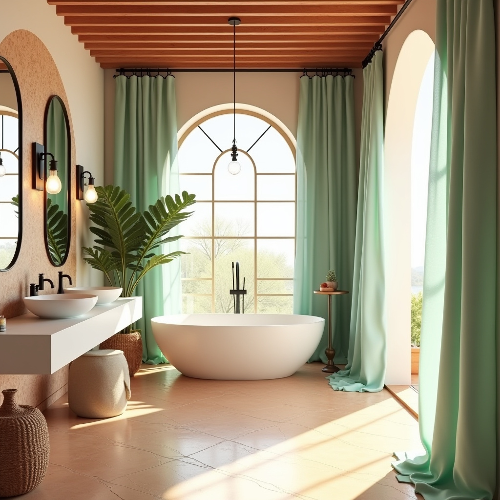 Bathroom curtains 46