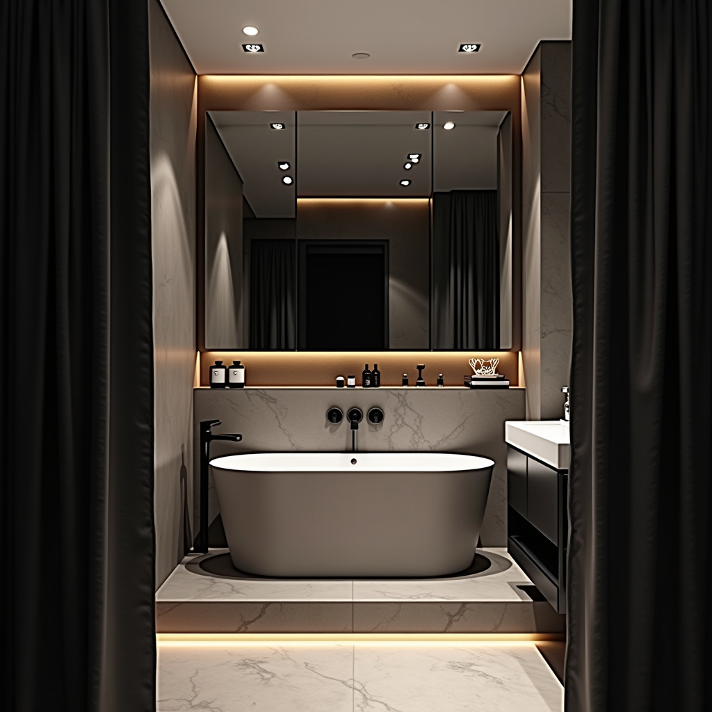 Bathroom curtains 55