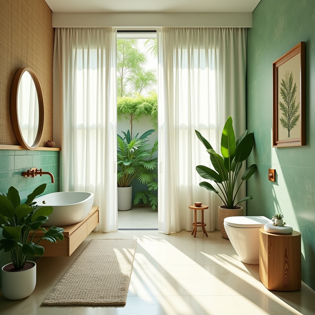 Bathroom curtains 7