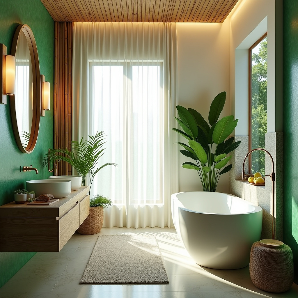 Bathroom curtains 8