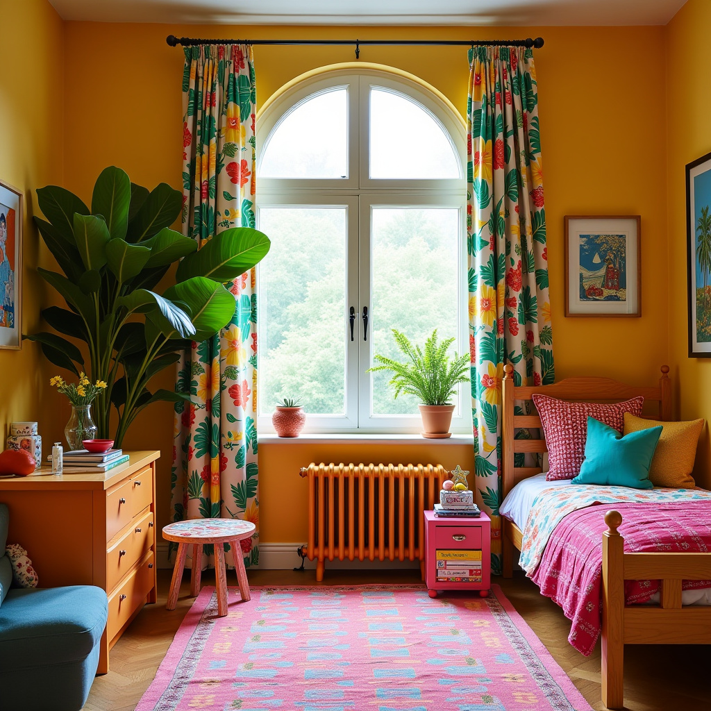 Bay window curtains 13