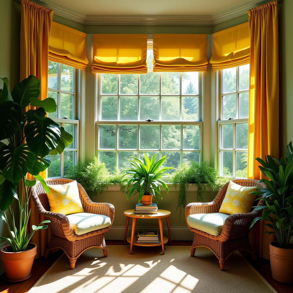 Bay window curtains 27