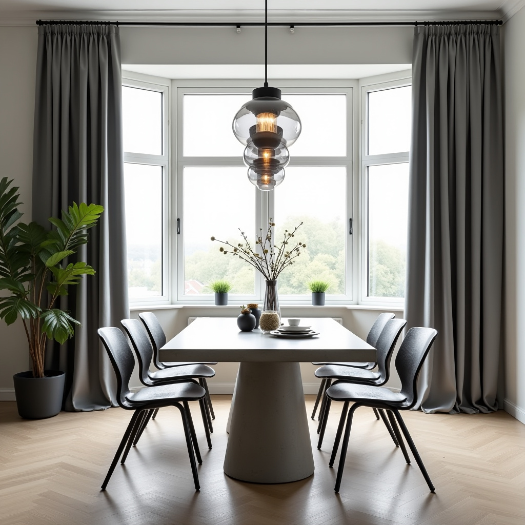 Bay window curtains 29