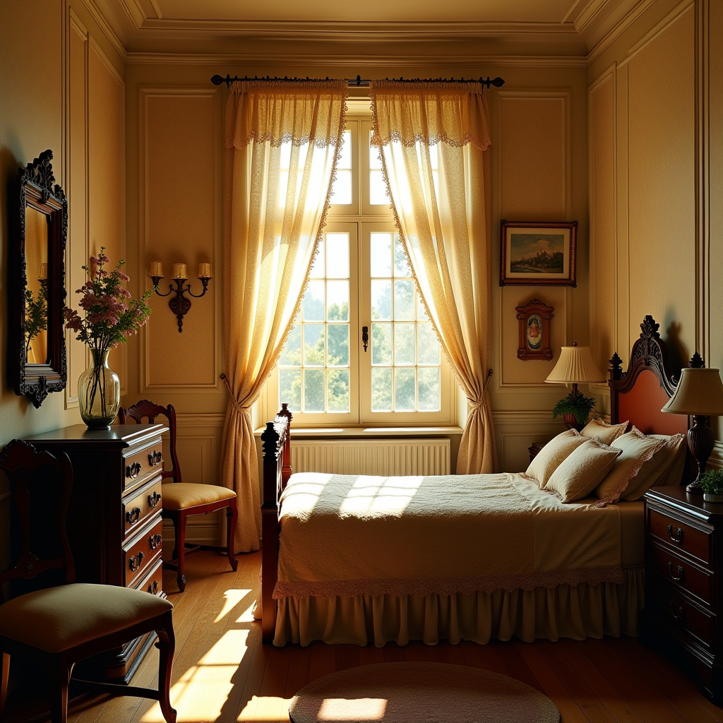 Bay window curtains 34