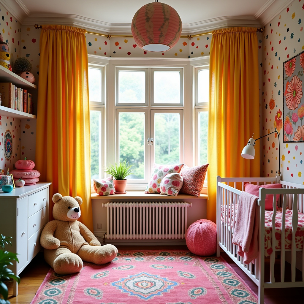 Bay window curtains 36