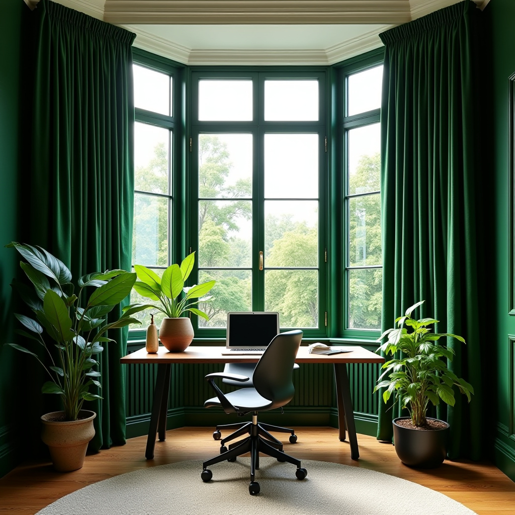 Bay window curtains 39