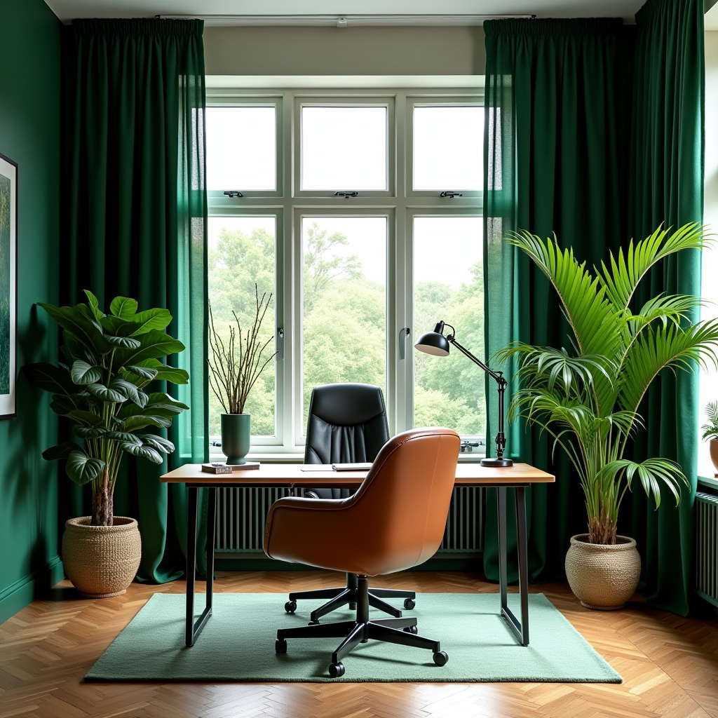 Bay window curtains 40
