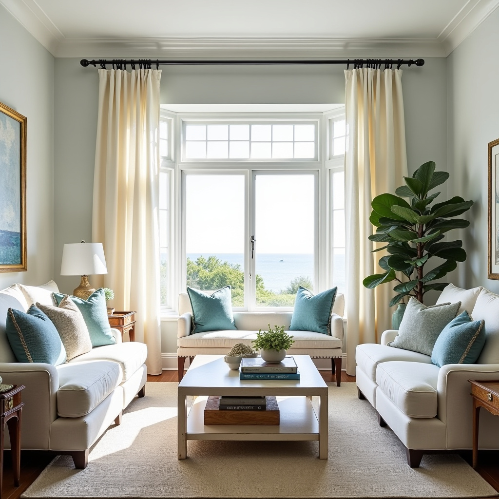 Bay window curtains 42