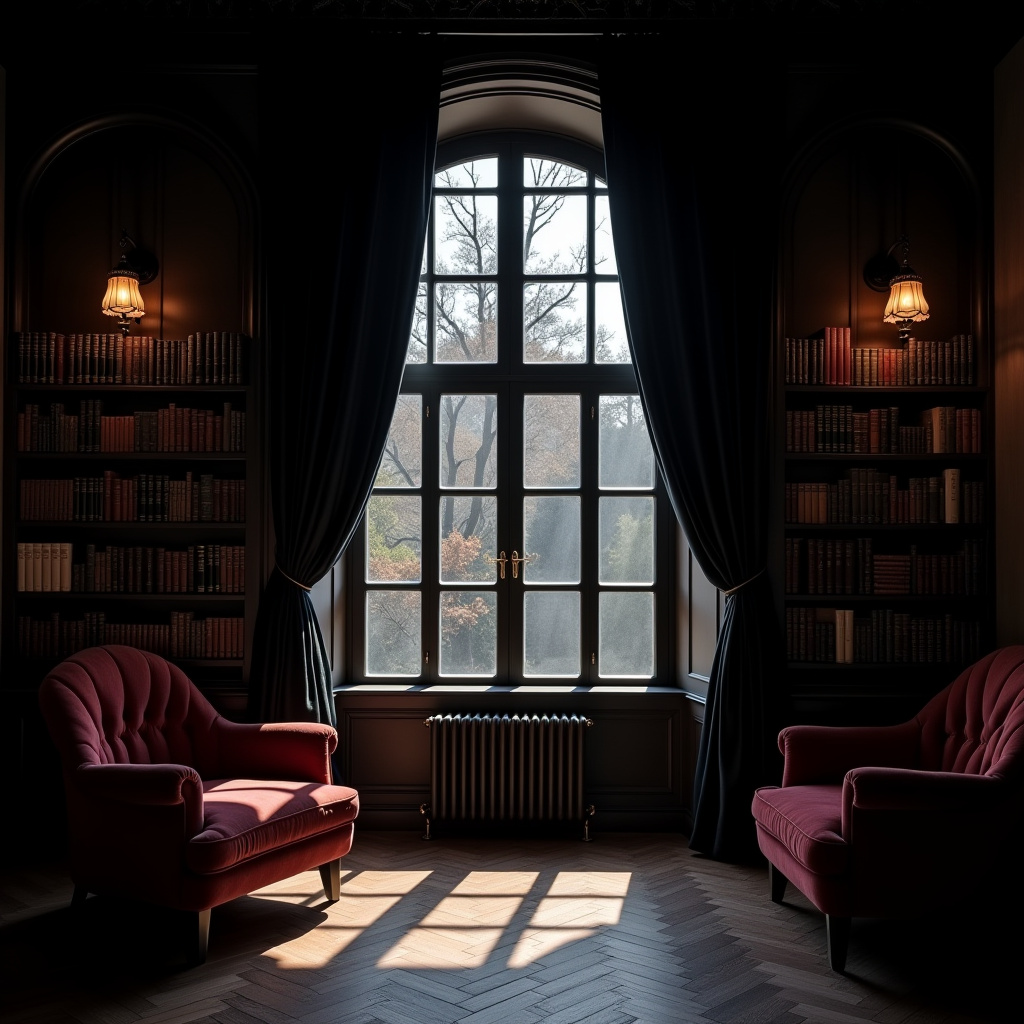 Bay window curtains 43
