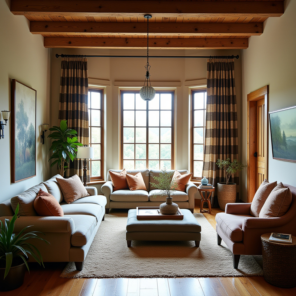 Bay window curtains 45