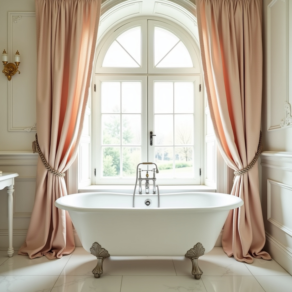 Bay window curtains 48