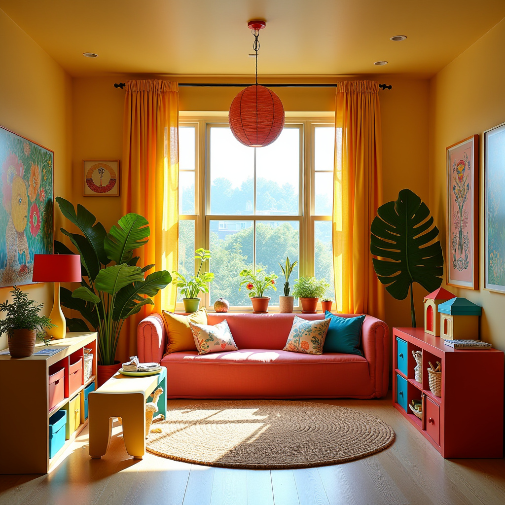 Bay window curtains 49