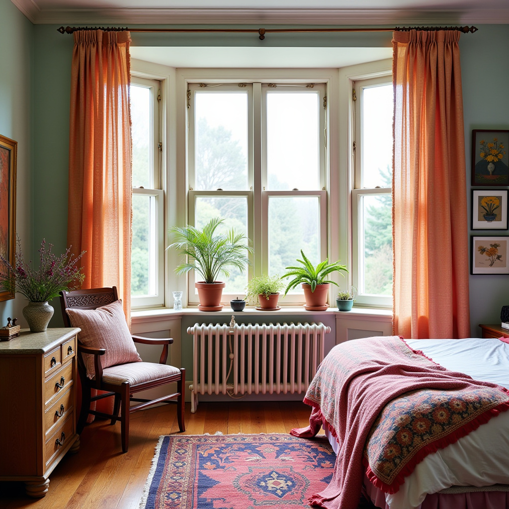 Bay window curtains 5