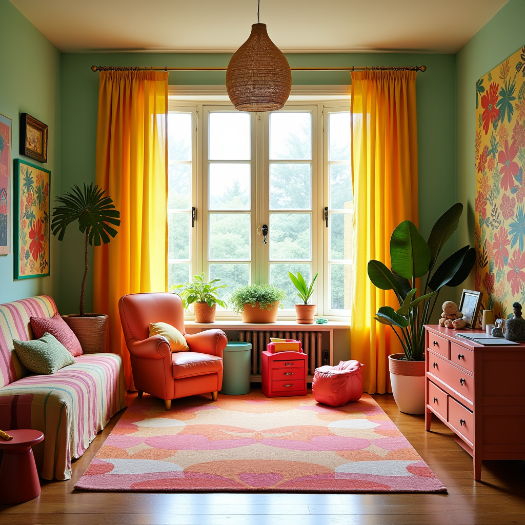 Bay window curtains 50