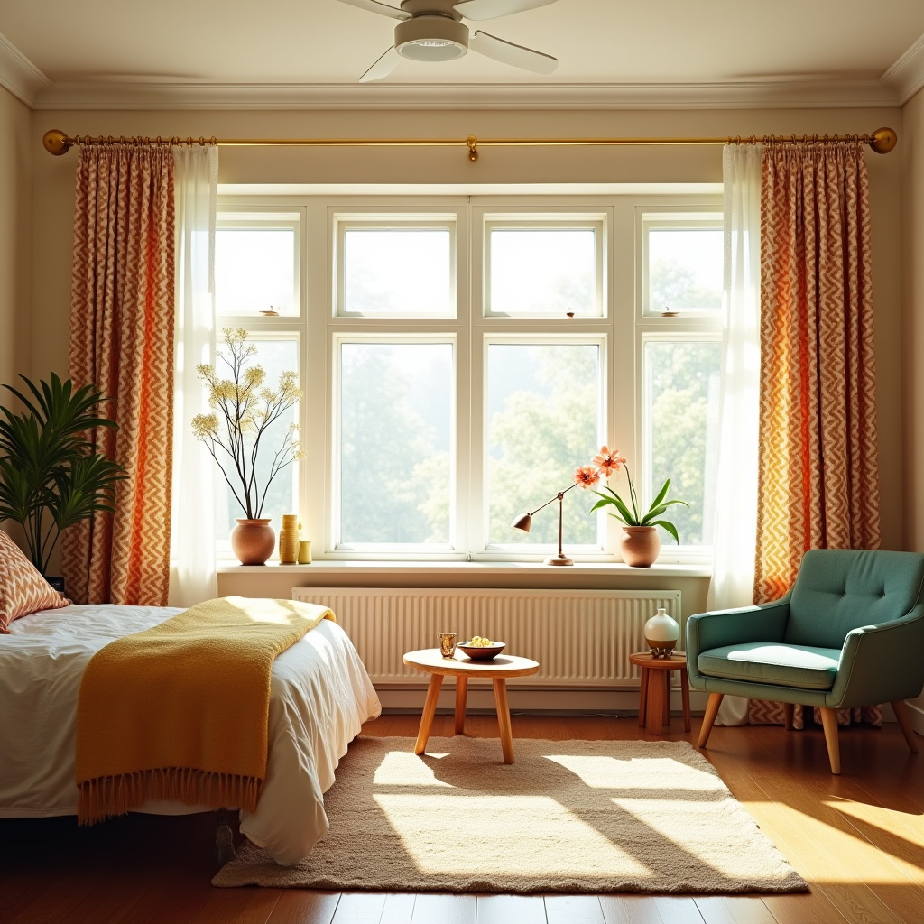 Bay window curtains 53