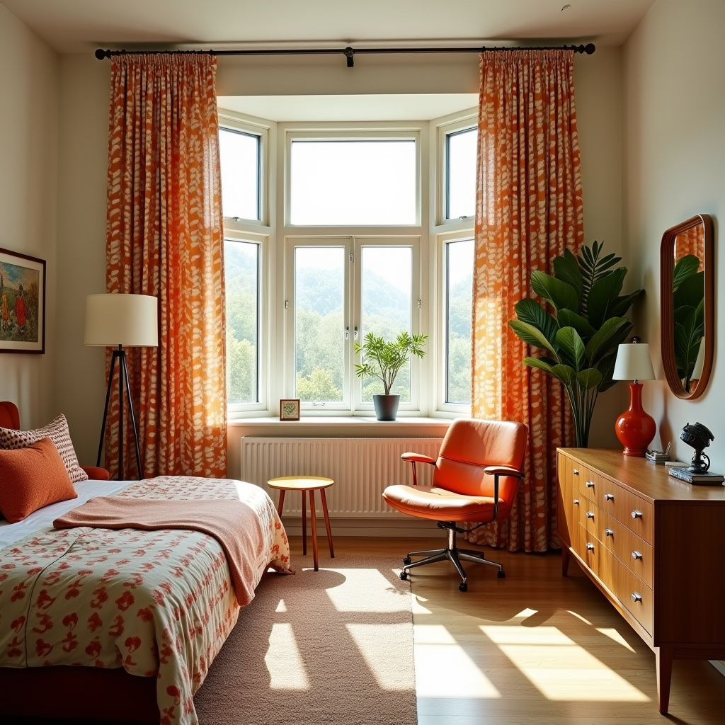 Bay window curtains 54