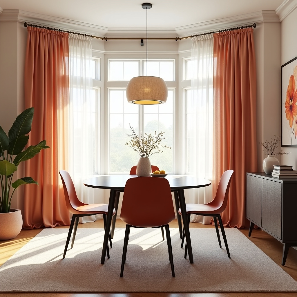 Bay window curtains 57