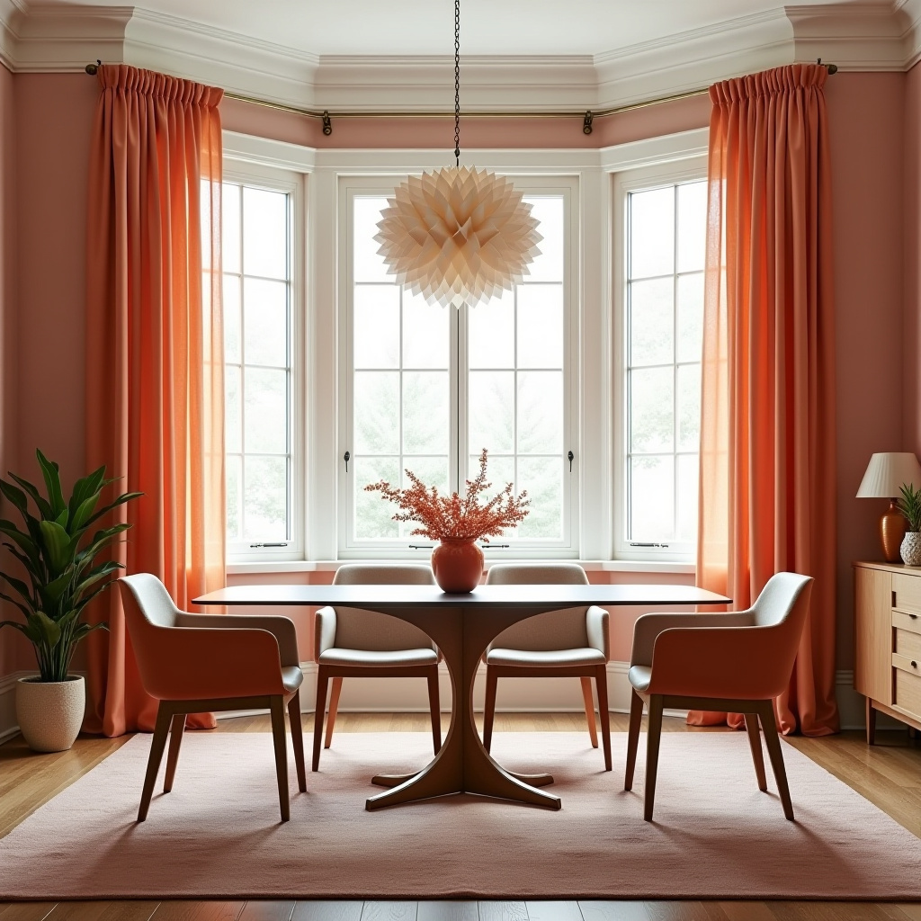 Bay window curtains 58
