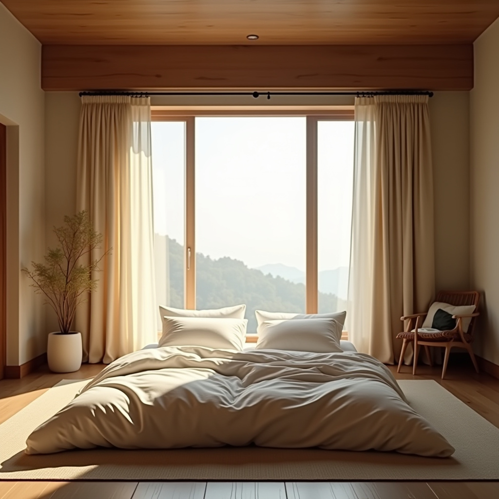 Bay window curtains 60