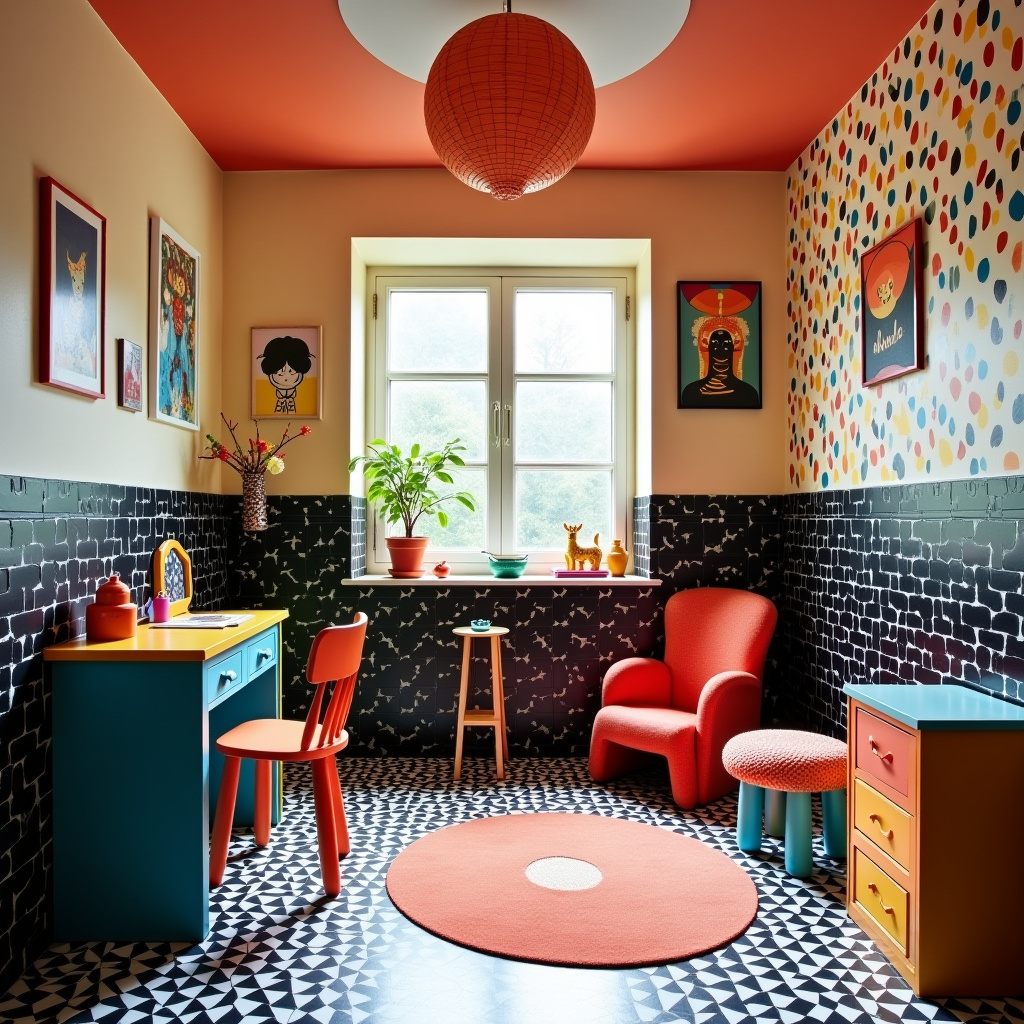Black and white tiles 20
