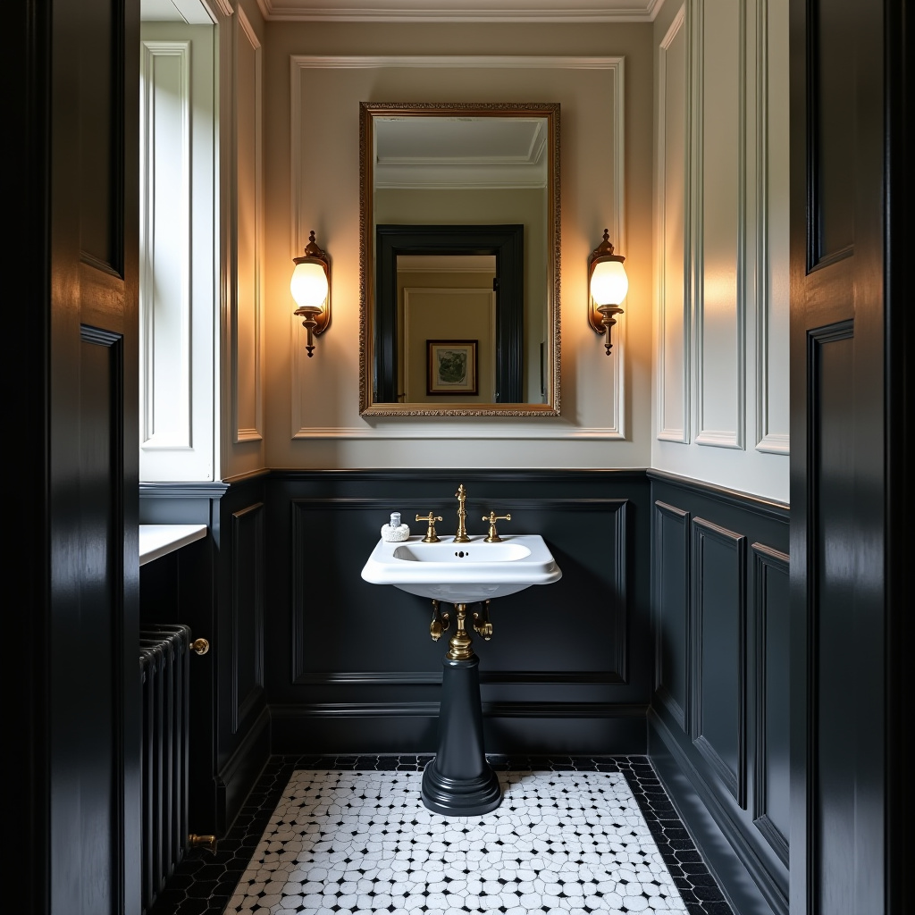 Black and white tiles 25