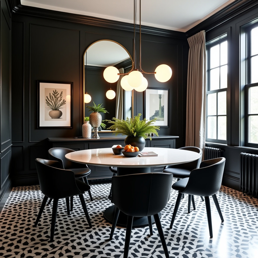 Black and white tiles 44