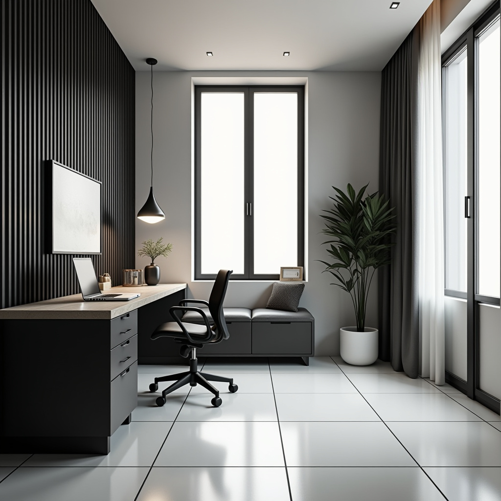Black and white tiles 54