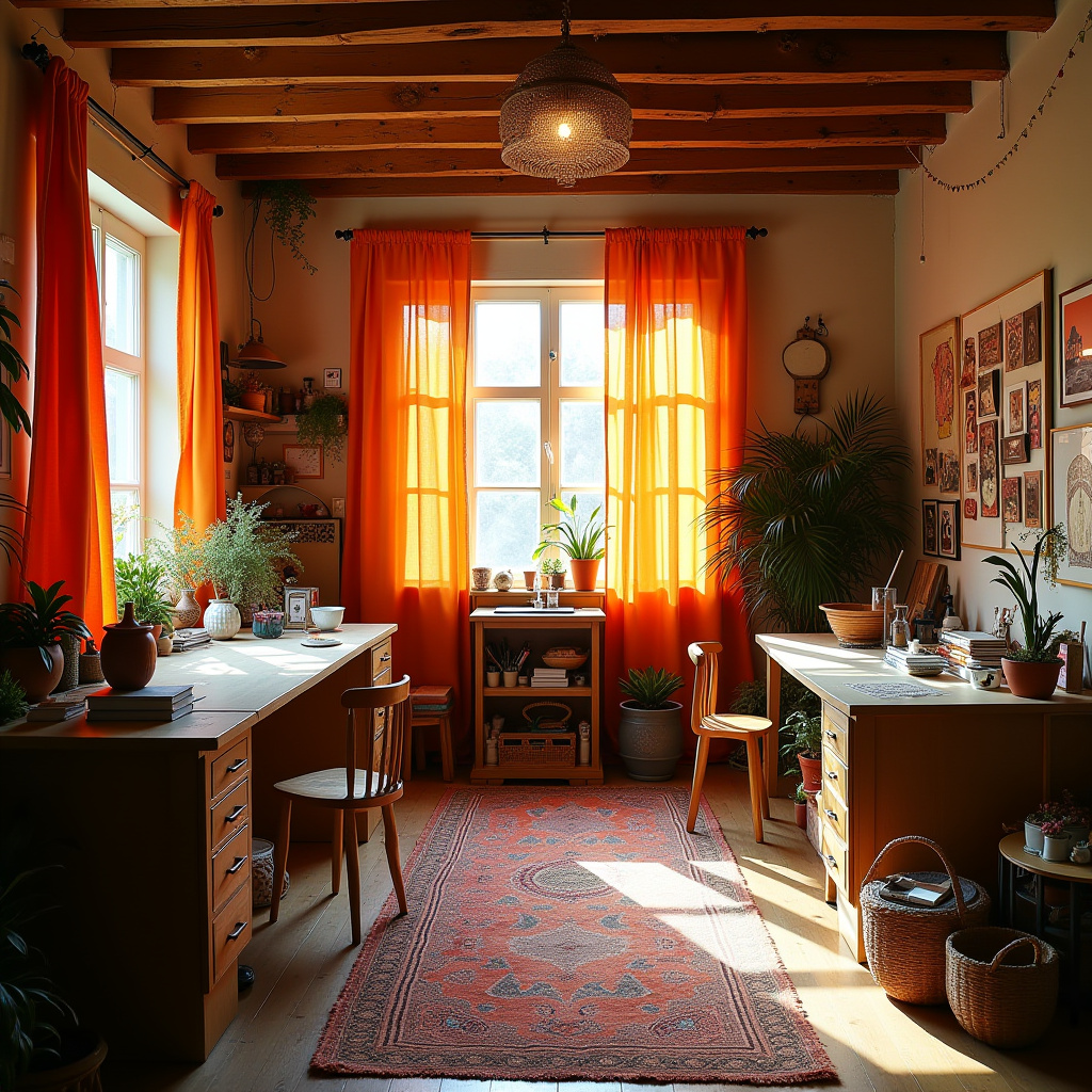 Boho curtains 27