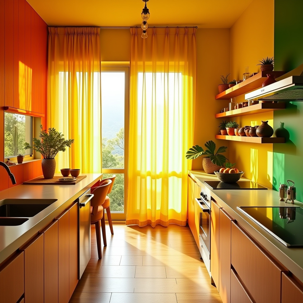 Bold color curtains 10