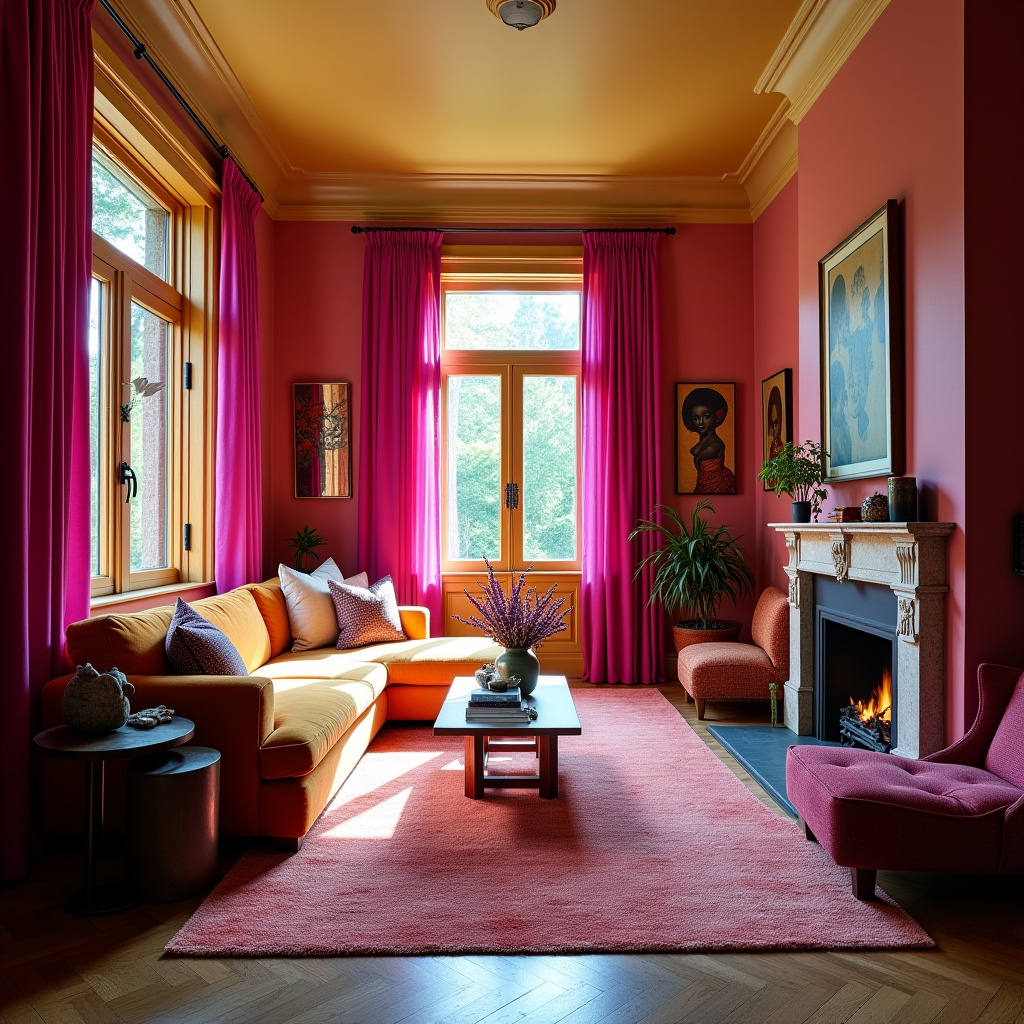 Bold color curtains 11