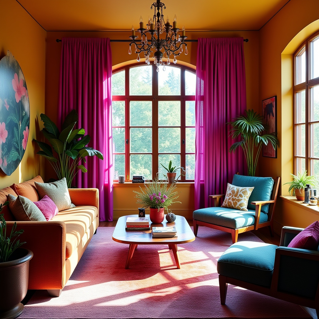 Bold color curtains 12
