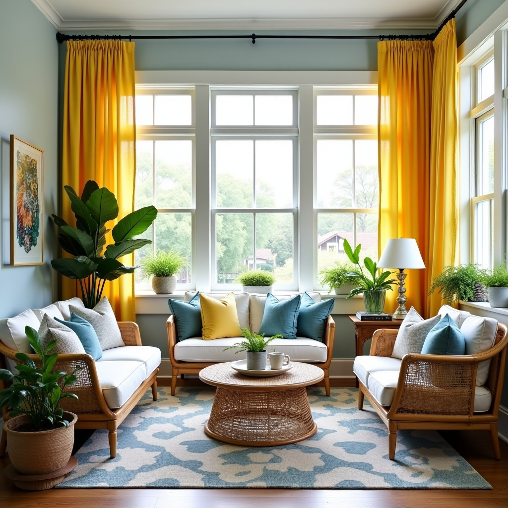 Bold color curtains 15