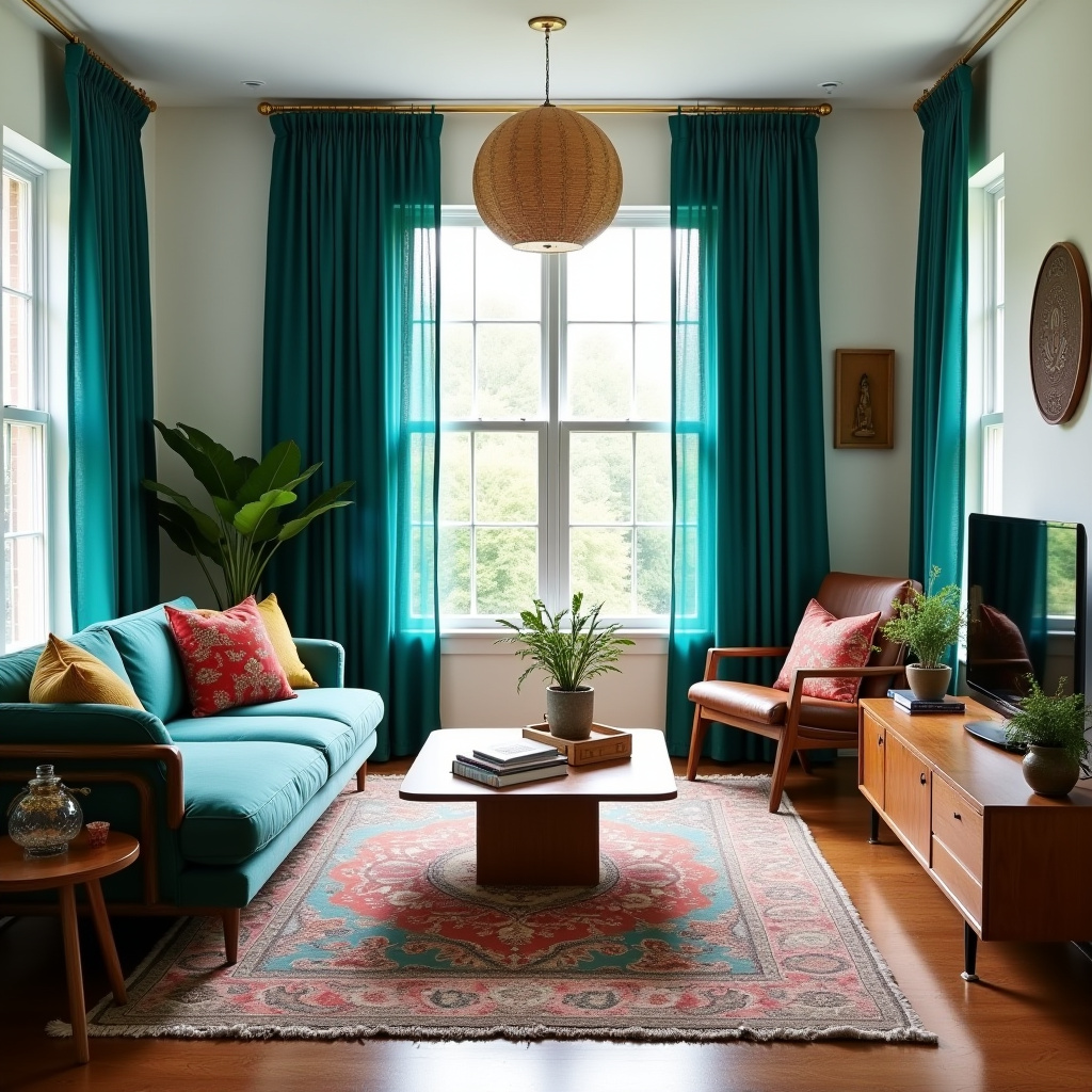 Bold color curtains 2