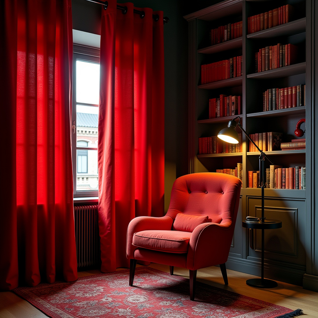 Bold color curtains 24