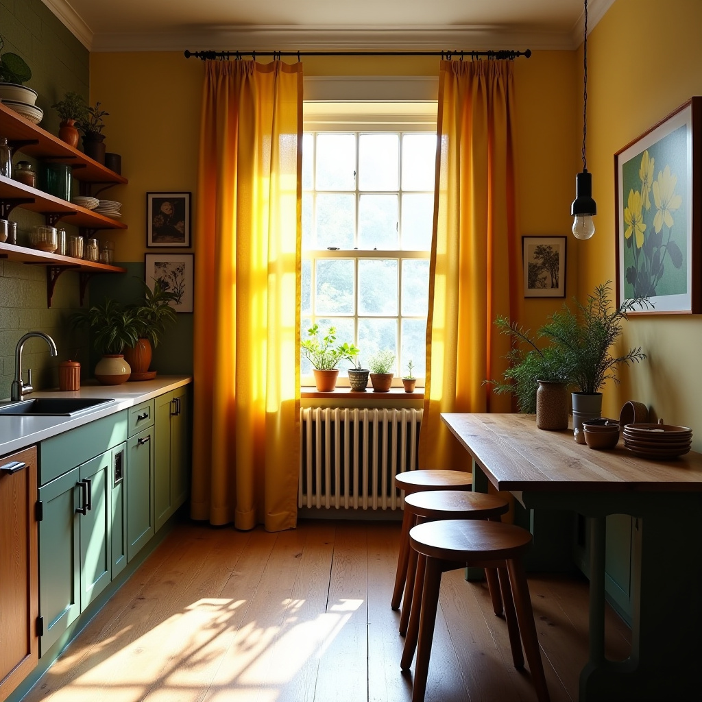 Bold color curtains 35