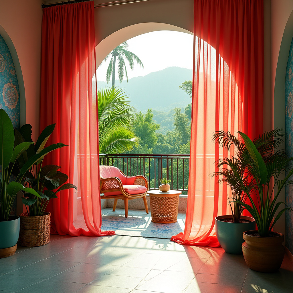 Bold color curtains 41