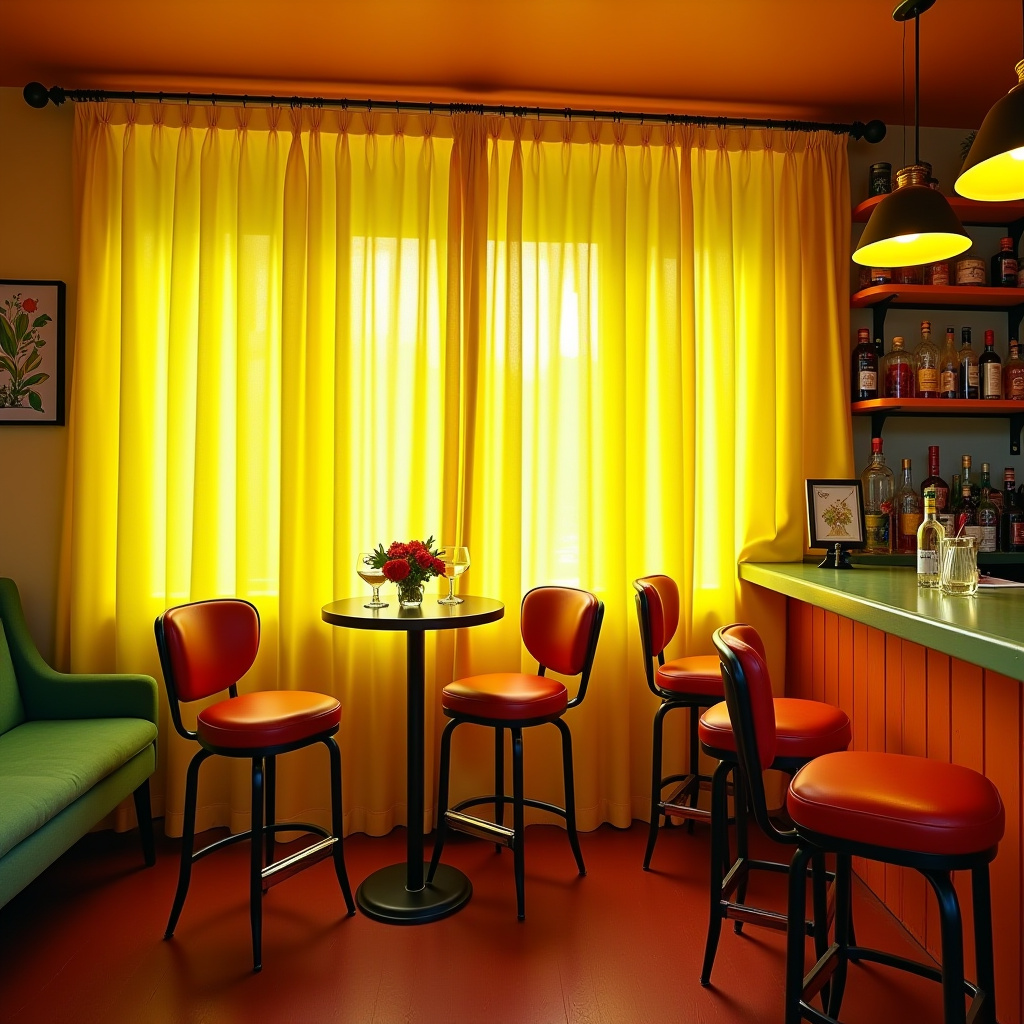 Bold color curtains 53