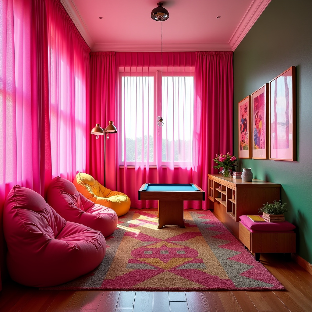 Bold color curtains 60