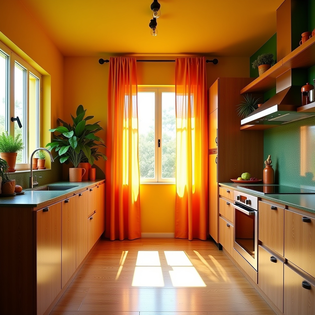 Bold color curtains 9