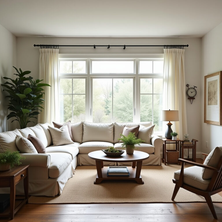 Farmhouse curtains 1