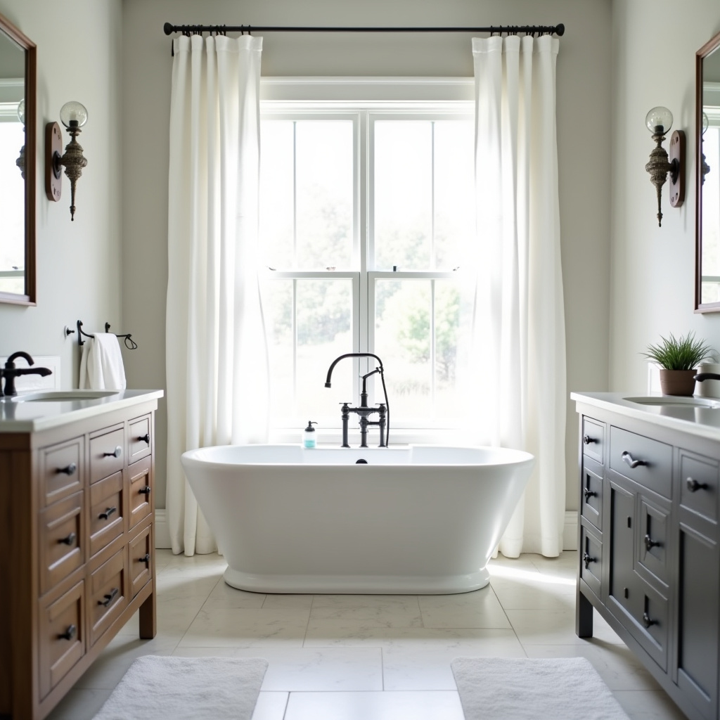 Farmhouse curtains 15