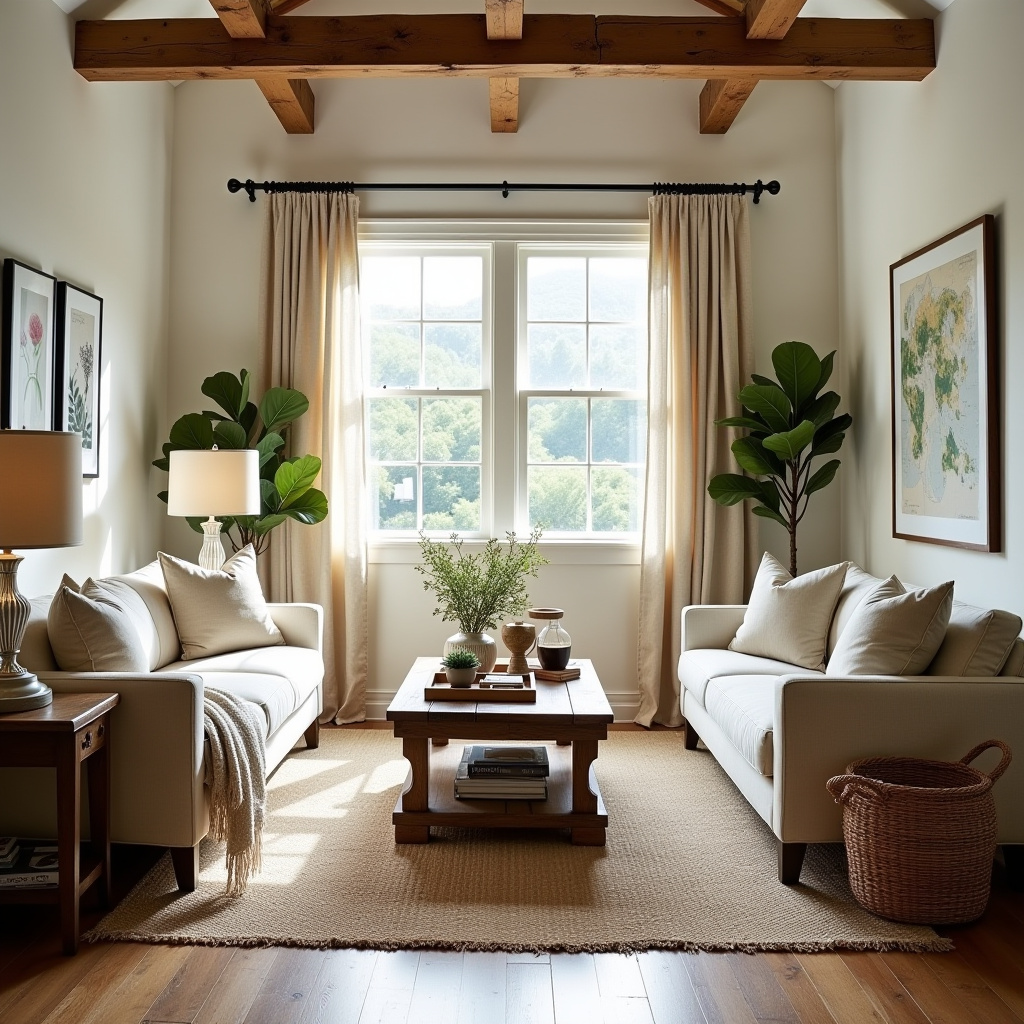 Farmhouse curtains 2