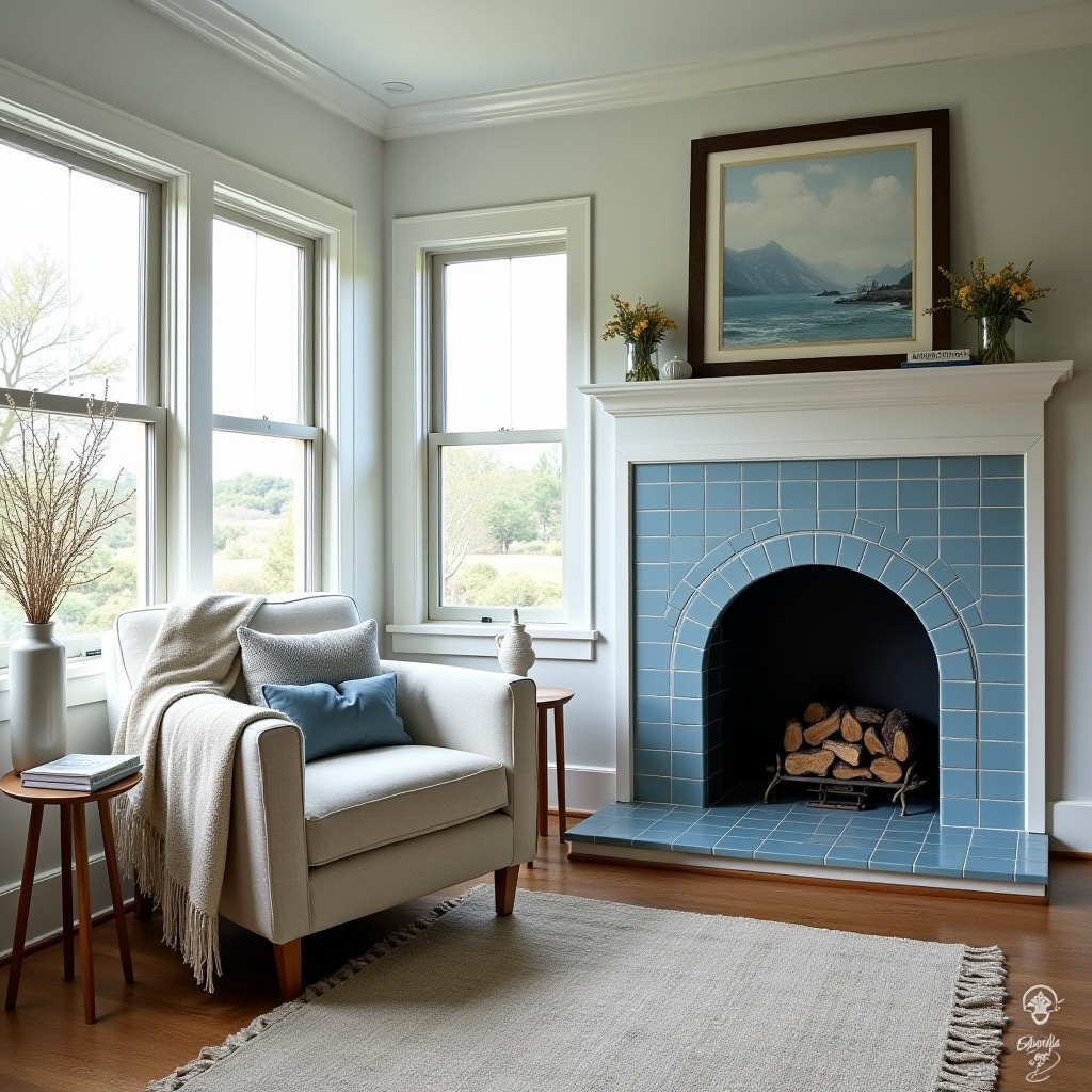 Fireplace tiles 22