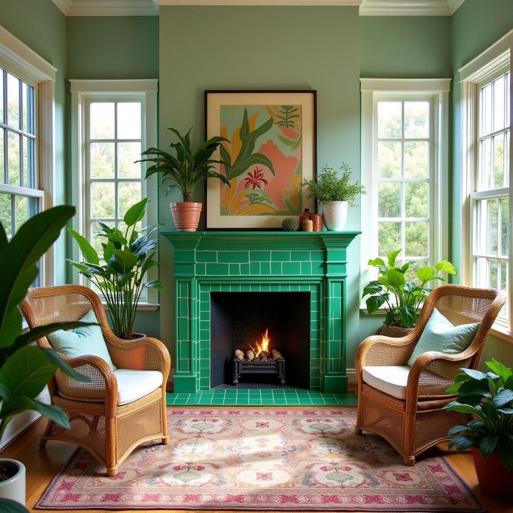 Fireplace tiles 32