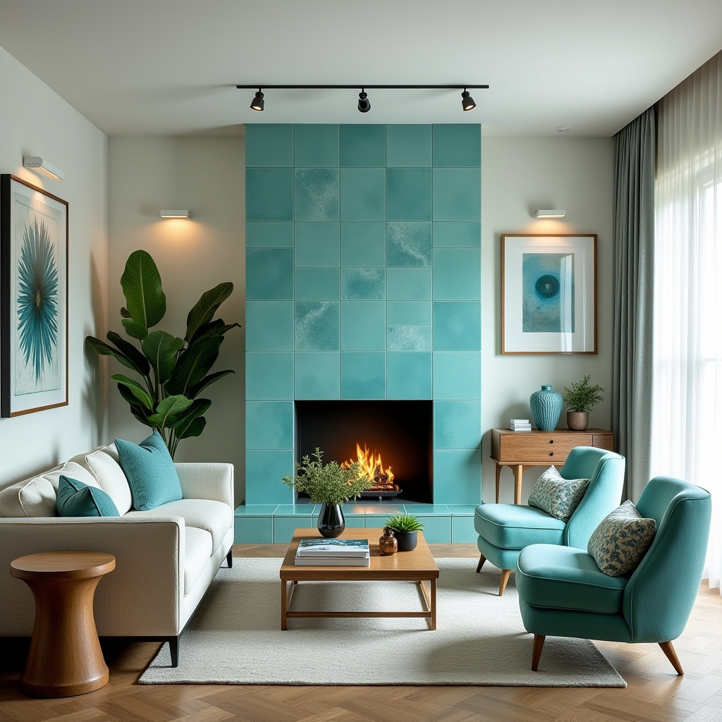 Fireplace tiles 50